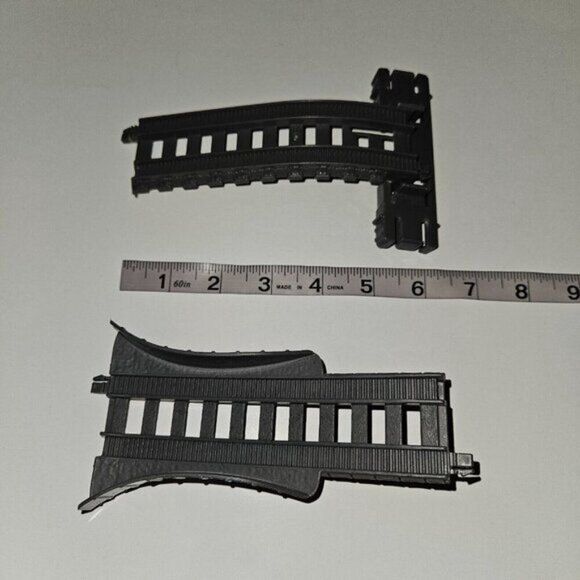 32 Thomas Trackmaster Gray Train Track Lot Mixed Straight Curved Switch End - Picture 6 of 12